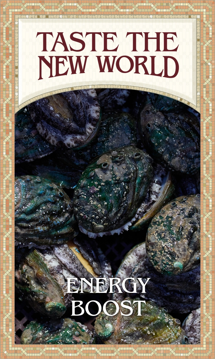 TASTE THE NEW WORLD, ENERGY BOOST
